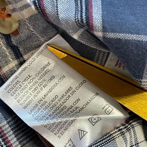 Weatherproof Vintage Women's Collection 100% Cotton Button Down Shirt Size XXL - Picture 11 of 11